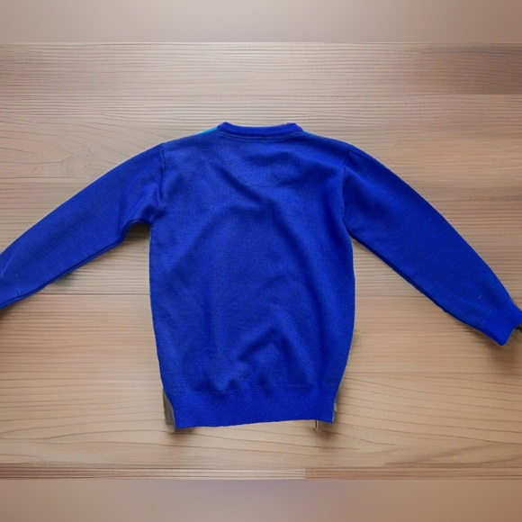 Elie Balleh Boy’s Argyle V Neck Sweater size large 6-7 like new - Picture 3 of 5